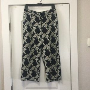 Topshop Flowy, Cropped Pants